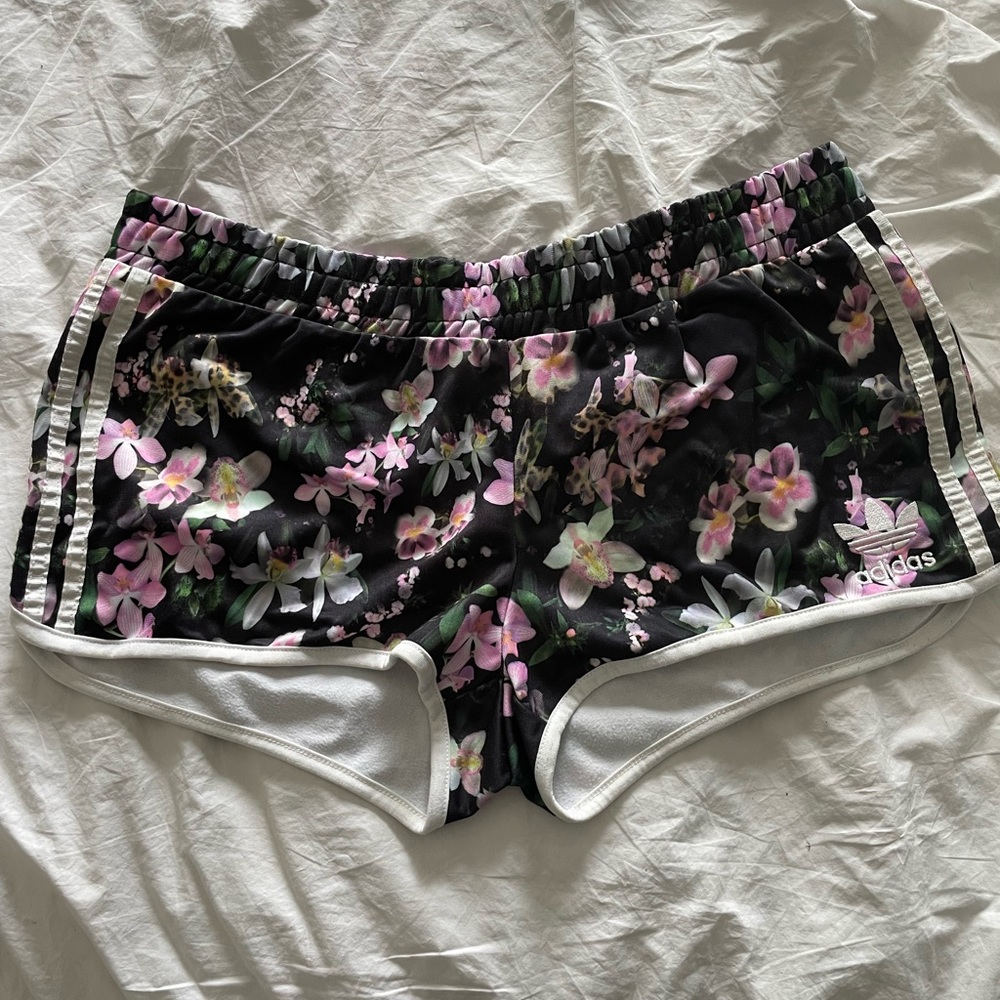 Adidas floral shorts